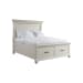 Slater - Queen Platform Storage 6 Piece Bedroom Set - White