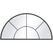 Rousseau - Iron Window Arch Mirror - Black
