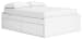 Onita - Full Platform Bed With 2 Side Storage - White