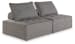 Bree Zee - 2-Piece Outdoor Sectional - Brown