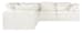 SS - Barefoot 5-Seat Sectional - White