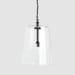 Camille - Glass Pendant - Black