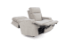 Ashbee - Loveseat With Power Headrests, Zero Gravity And 3" Footrest Extension - Dove