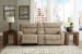 Next-Gen Durapella - 3-Piece Power Reclining Sectional Loveseat With Console - Sand