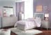 Olivet - Silver - 5 Pc. - Dresser, Mirror, Chest, Twin Panel Bed