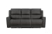 Pierce - Power Sofa With Power Recline, Power Headrest (Drop Down Table With Two Cup Holders), Zero Gravity, Lumbar - Dark Gray