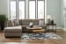 Mahoney - Chocolate - 2-Piece Sectional With Laf Corner Chaise