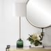 Lois - Glass Buffet Lamp - Green
