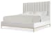 Cascade - King Upholstered Bed - White