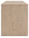Cayboni - 71" TV Stand With Electric Fireplace - Tan