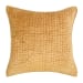 Bari - Euro Velvet Sham - Honey Gold