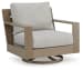Kimpton Isle - Brown / Beige - Swivel Lounge With Cushion