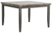 Curranberry - Dark Gray - 5 Pc. - Counter Table, 4 Barstools