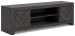 Cayboni - Black - LG TV Stand With Fireplace Option