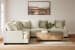 Rawcliffe - Left Arm Facing Sofa 3 Pc Sectional - Parchment