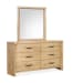 Laramie - Double Drawer Dresser - Honey Wheat