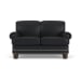 Bay Bridge - Leather Loveseat, Nailhead Trim - Blue