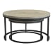 Drey - Round Nesting Coffee Tables (Set of 2) - Gray