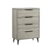Ernesto - 4-Drawer Chest With Interlock (3A Packing) - Gray