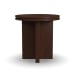 Waterfall - Round End Table - Brown