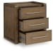 Marxmore - Three Drawer Night Stand - Brown