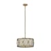 Ovala - 3 Light Drum Pendant - Gold