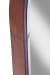 Homer - Oval Mirror - Dark Brown