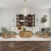 Layne - Round Coffee Table With Casters - Light Brown