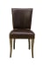 Beale - Leather Side Chair - Dark Brown