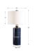 Thalia - Table Lamp - Royal Blue