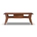 Ludwig - Occasional Rectangular Coffee Table With Drawer - Dark Brown
