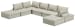 Bales - Taupe - 7-Piece Modular Seating