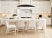 Sunset Key - Greer Channeled Upholstered Counter Stool - Light Beige