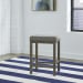 Hayden Way - Upholstered Console Stool - Gray