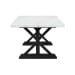 Tuscany - 70" Marble Standard Height Rectangular Dining Table - White
