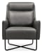 Efron - Club Chair With Black Metal Base