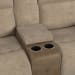 Hornet - Motion Loveseat With Console - Rancho Beige