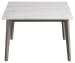 Ronstyne - Grayish Brown/white - Square Drm Counter Table