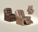 Ramsey - Power Lift Lay Flat Recliner With Heat & Massage - Silt