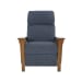 Mission - Push Thru The Arm Recliner - Indigo Blue
