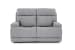 Ashbee - Loveseat With Power Headrests, Zero Gravity And 3" Footrest Extension - Dolphin