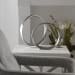 Orbits - Ring Sculptures (Set of 2) - Nickel