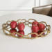 Cable - Chain Mirrored Tray - Gold