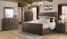 Jax - Queen Platform Storage 4 Piece Bedroom Set - Walnut