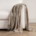 Porter - 50" x 70" Throw - Natural / Ivory