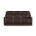 Alister - Power Gliding Sofa With Power Headrests & Lumbar - Burnt Umber