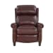 Meade - Push Thru The Arm Recliner - Cabernet