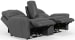 Fredda - Italian Leather Match Power Zero Gravity Reclining Console Loveseat With Power Adjustable Headrest - Anthracite