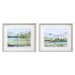 Plein Air Reservoir - Watercolor Prints (Set of 2) - Blue
