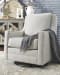 Kambria - Frost - Swivel Glider Accent Chair